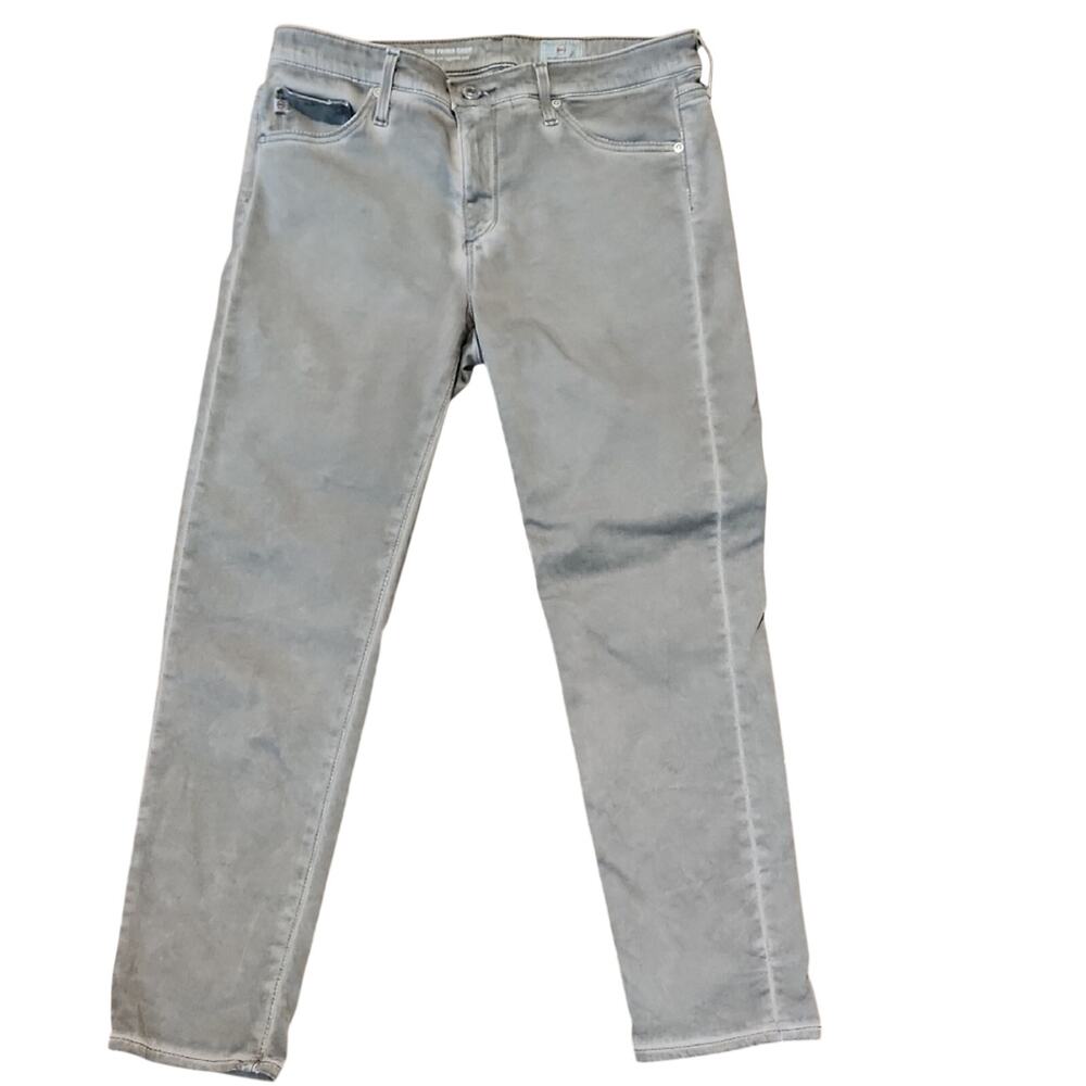 Ag Adriano Goldschmied Women's 28 Cropped Slim Jean Gray